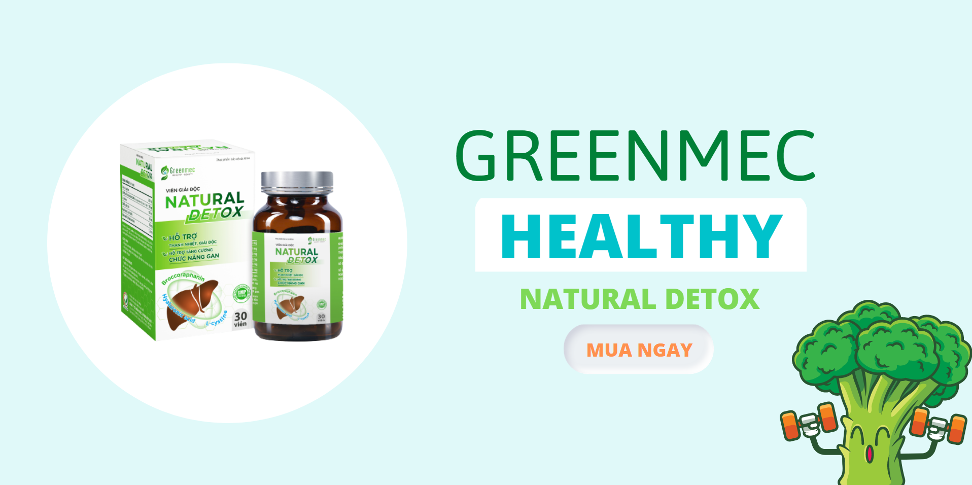 Viên uống giải độc gan Natural Detox